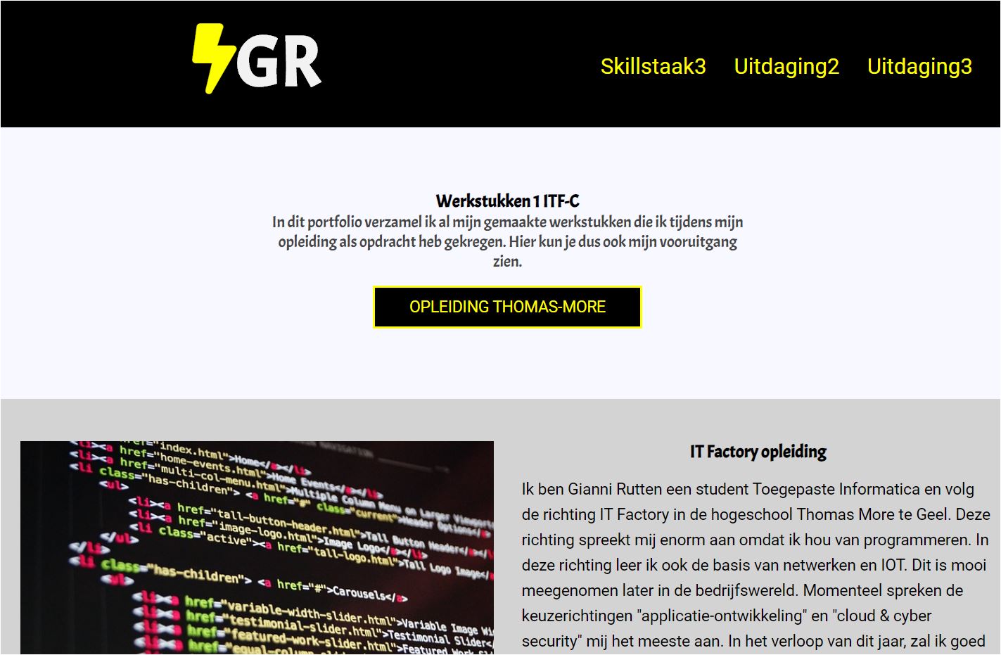 Website uitdaging 1